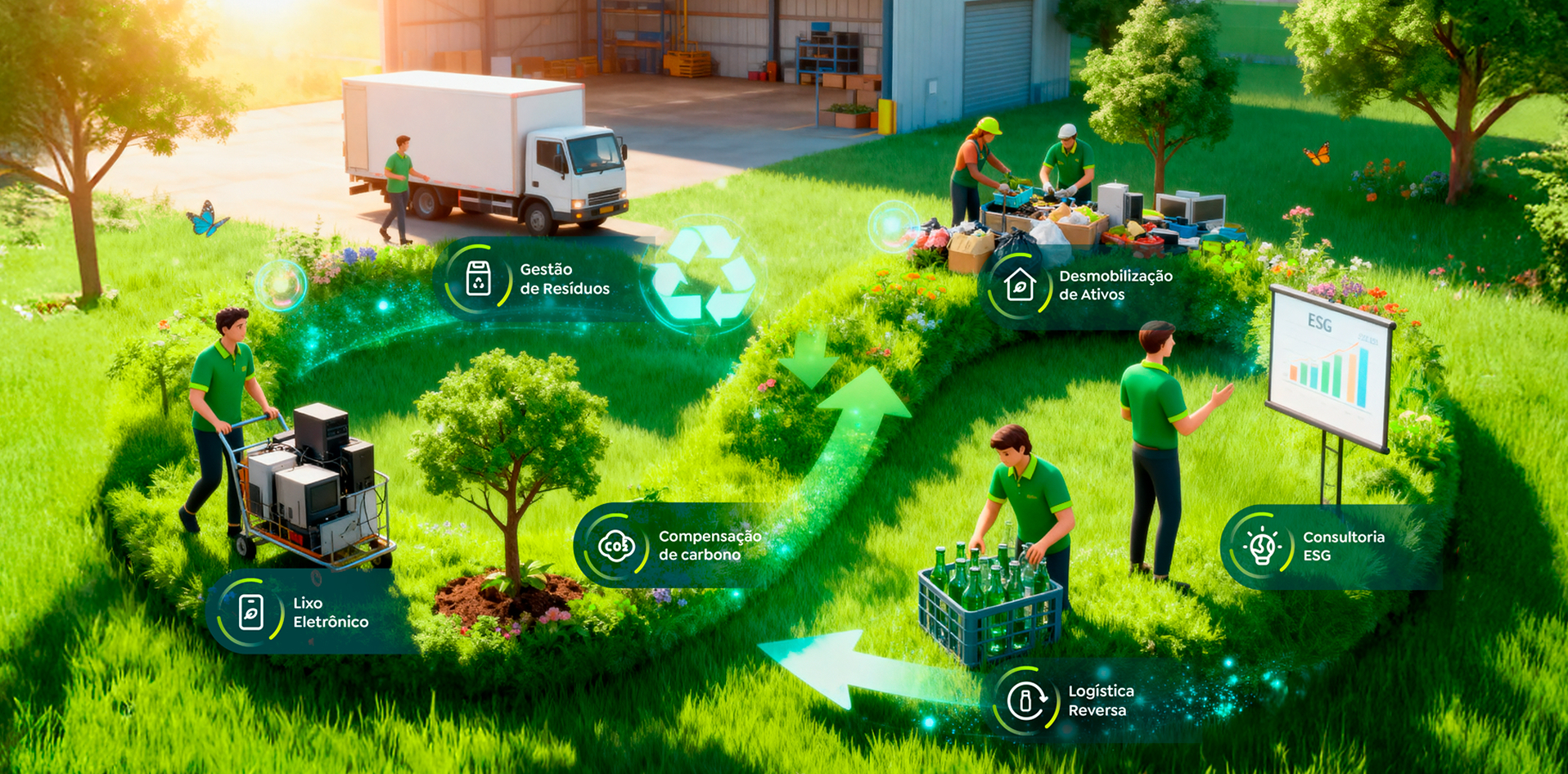 Juntos por um mundo mais sustentável